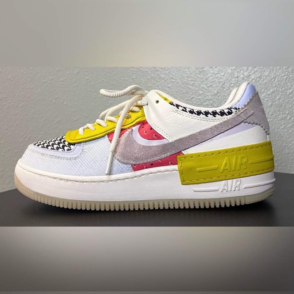 Nike Air Force 1 Shadow 'Patchwork' Sneakers Shoes Colorful Collectible AF1 - Picture 3 of 16
